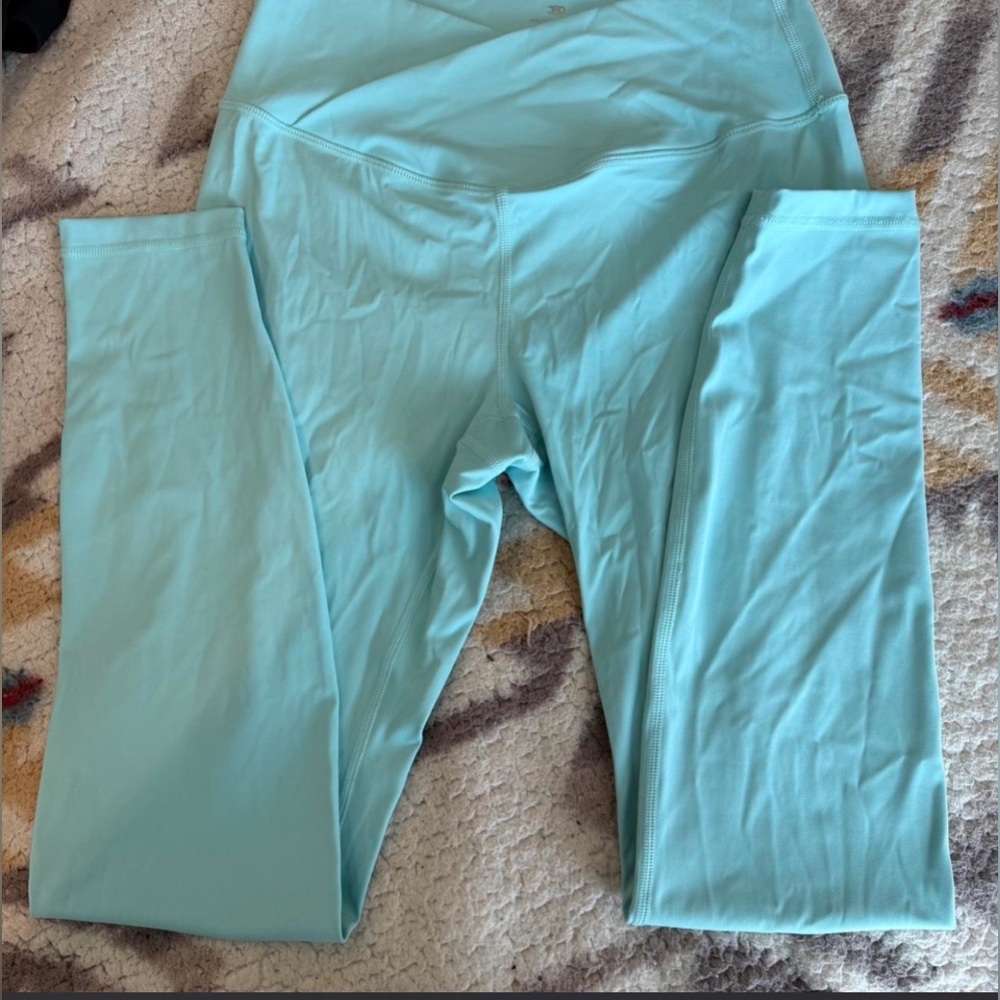 J80 Fit light blue crossover leggings